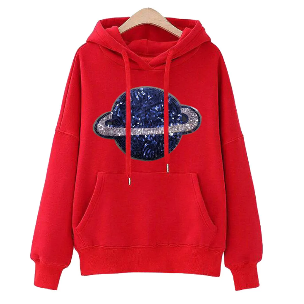 Harajuku Толстовка для женщин с принтом в виде букв пуловер капюшоном свитер Топы на