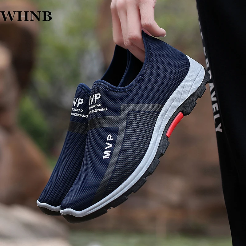 

Mesh Men Shoes Summer Lightweight Sneakers Men Outdoor Casual Walking Shoes Breathable Slip on Mens Loafers Zapatillas Hombre