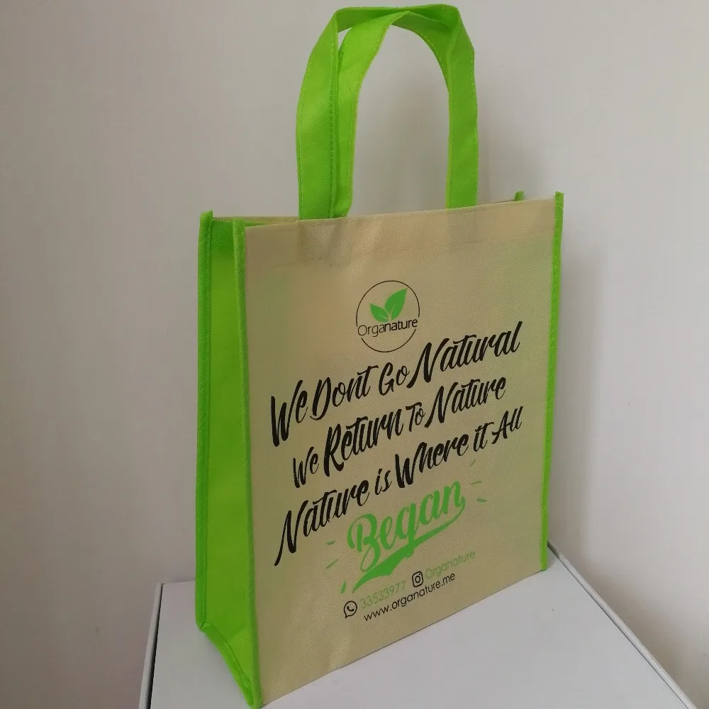 Оптовая продажа 500 шт./лот экологически чистые многоразовые сумки нетканые для