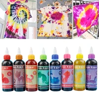 tie dye kit non toxic diy garment graffiti fabric textile paint 100ml colorful clothing tie dye kit pigment set craft art access