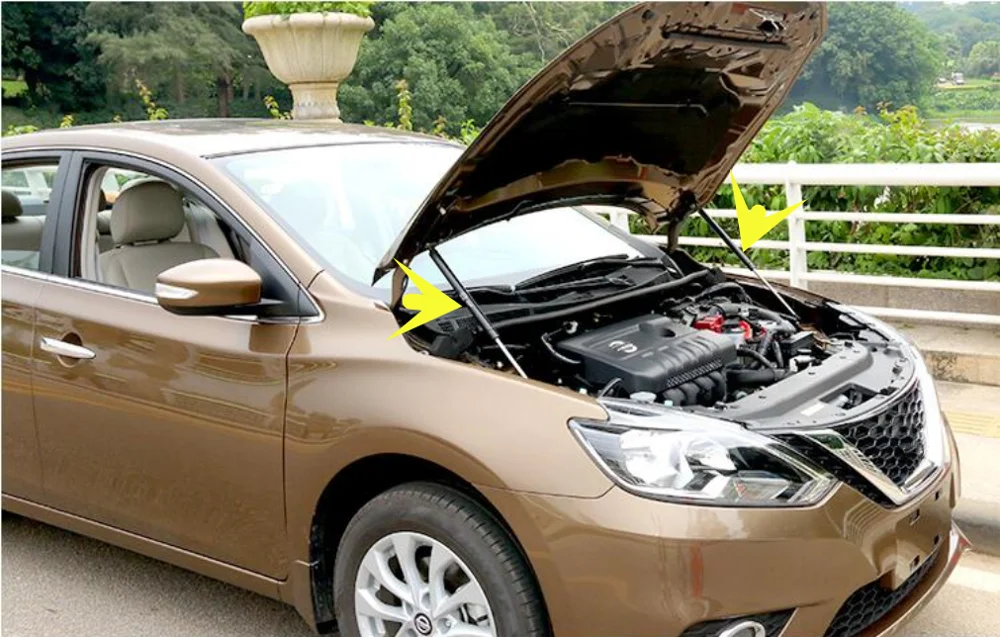 Подходит для Nissan Qashqai J10 2008 2009 2010 2011 2012 2013 Аксессуары капота автомобиля газовая