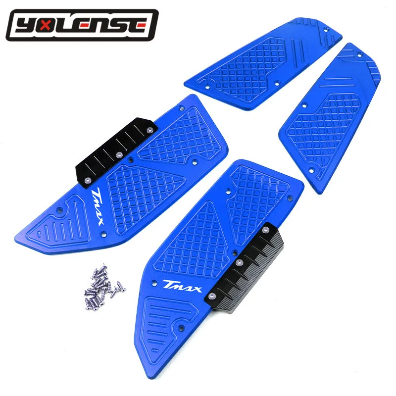 

Scooter Front & Rear Footrest Step Footboard Pedals Foot Pegs For YAMAHA TMAX 530 T-MAX530 SX DX T-MAX TMAX530 2017 2018 2019