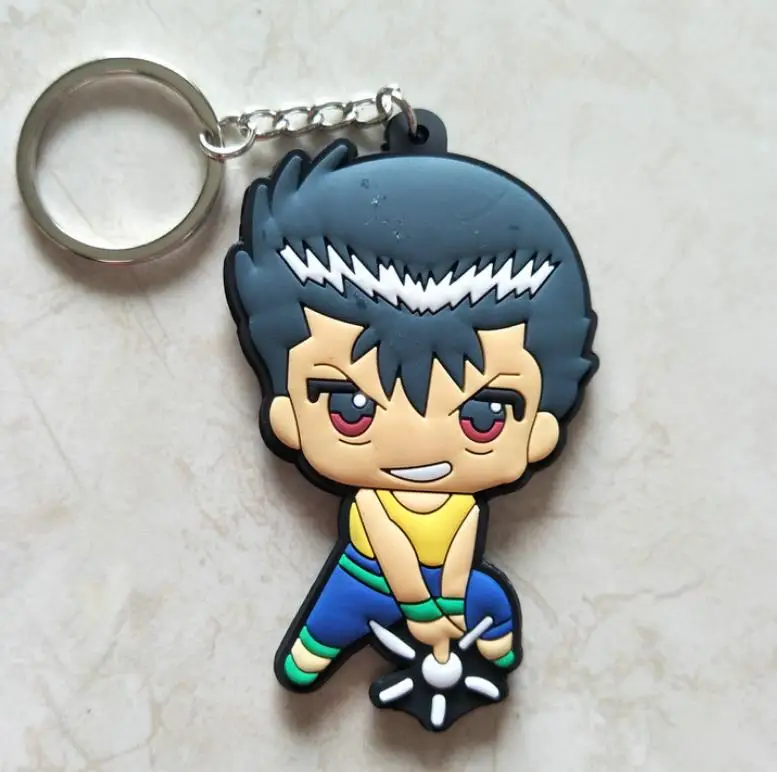 1 шт. японское аниме Yu Hakusho cos брелки из пвх мультяшная сумка подвеска брелок