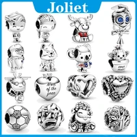 new cute boy and girl forever family tree lock heart beads fit original pandora charms silver 925 bracelet diy women jewelry