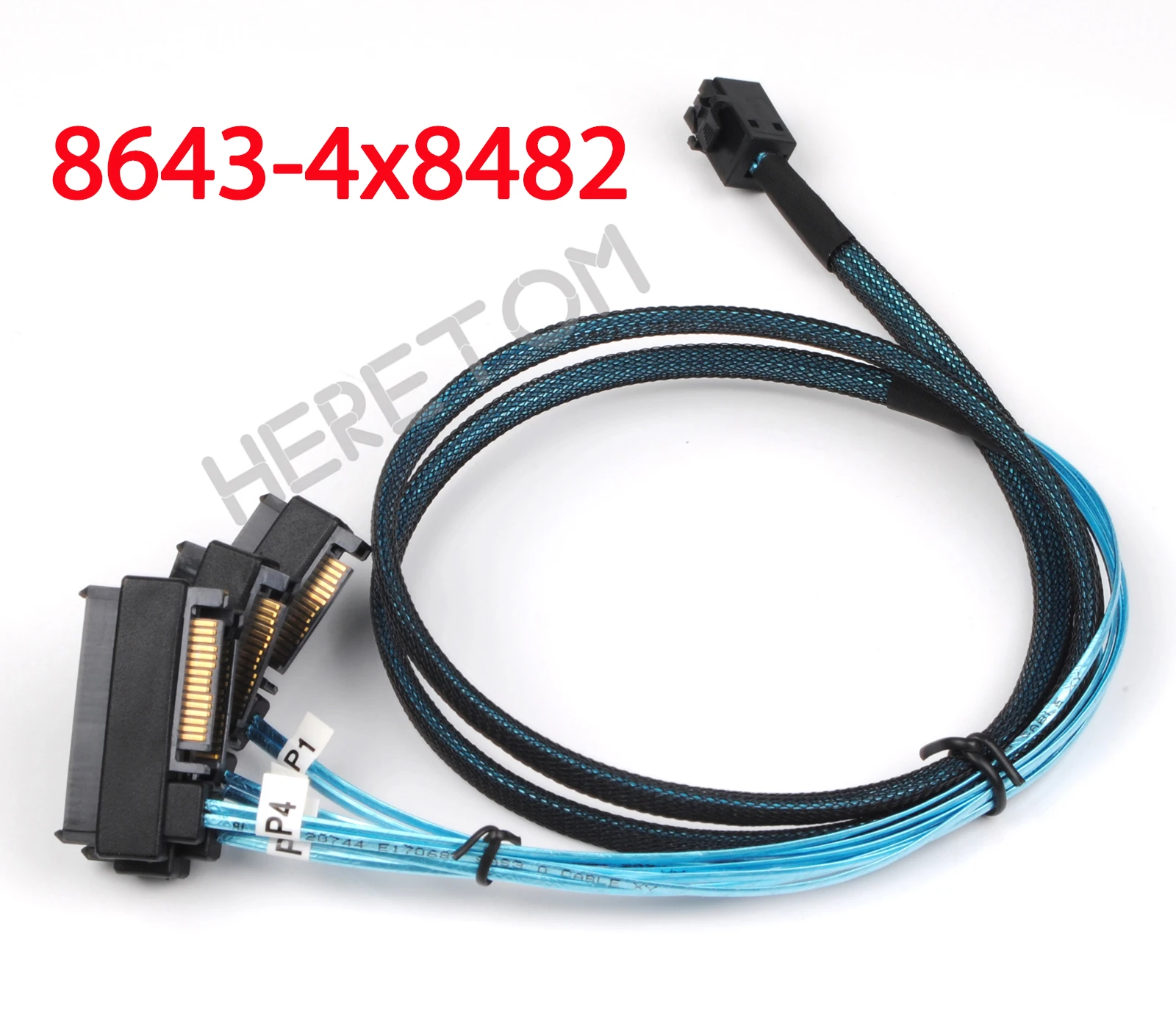Mini SAS SFF-8643–4 SFF-8482 29-контактный на 15-контактный внутренний кабельный разъем Power HD 100