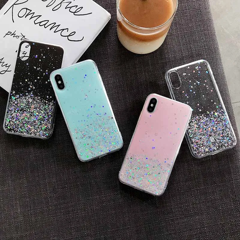 Звездный эпоксидный чехол для huawei Y9 Prime Y7 Y6 Y5 чехол мягкий чехол для huawei Honor 8X10 Lite 8A 9X8 S 20 Pro Чехлы бампер