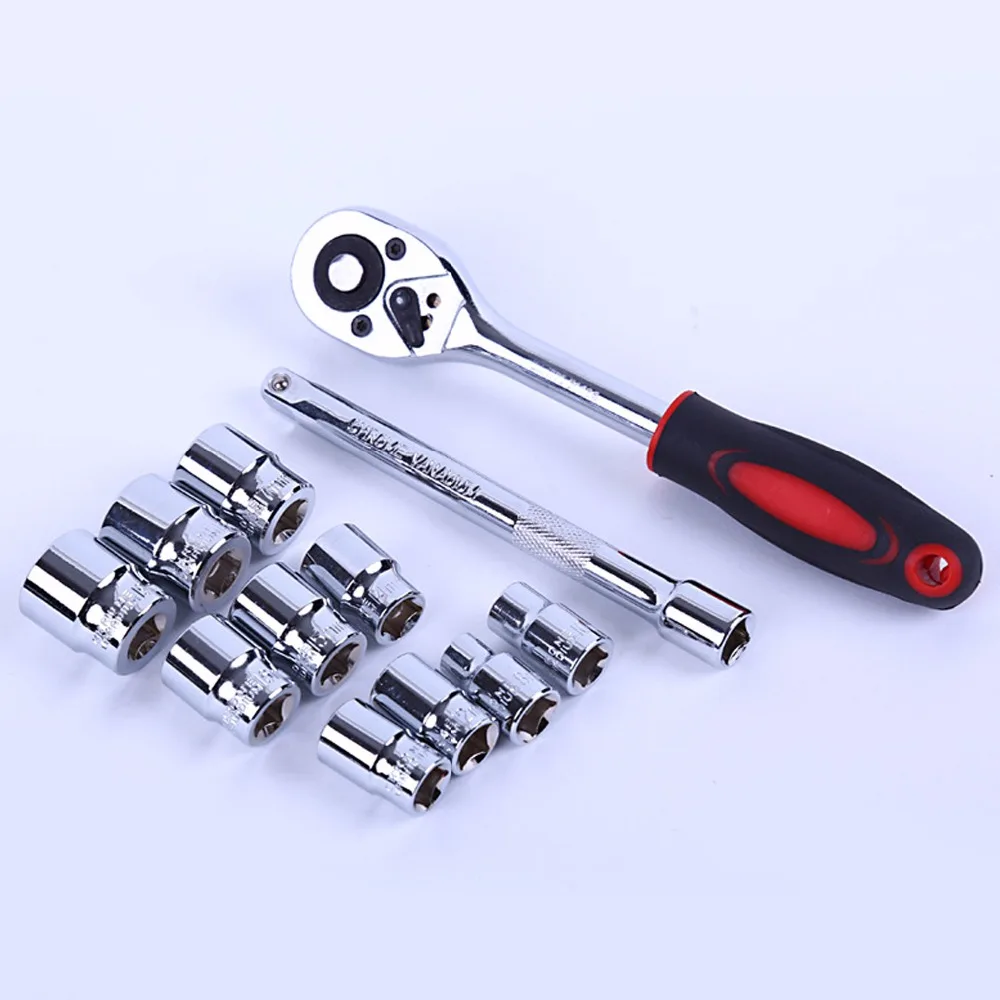 Набор гаечных ключей с трещоткой CR-V дюйма набор головок 1/4 профессиональные