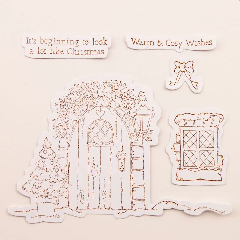 Теплые и уютные пожелания прозрачные силиконовые штампы для DIY скрапбукинга