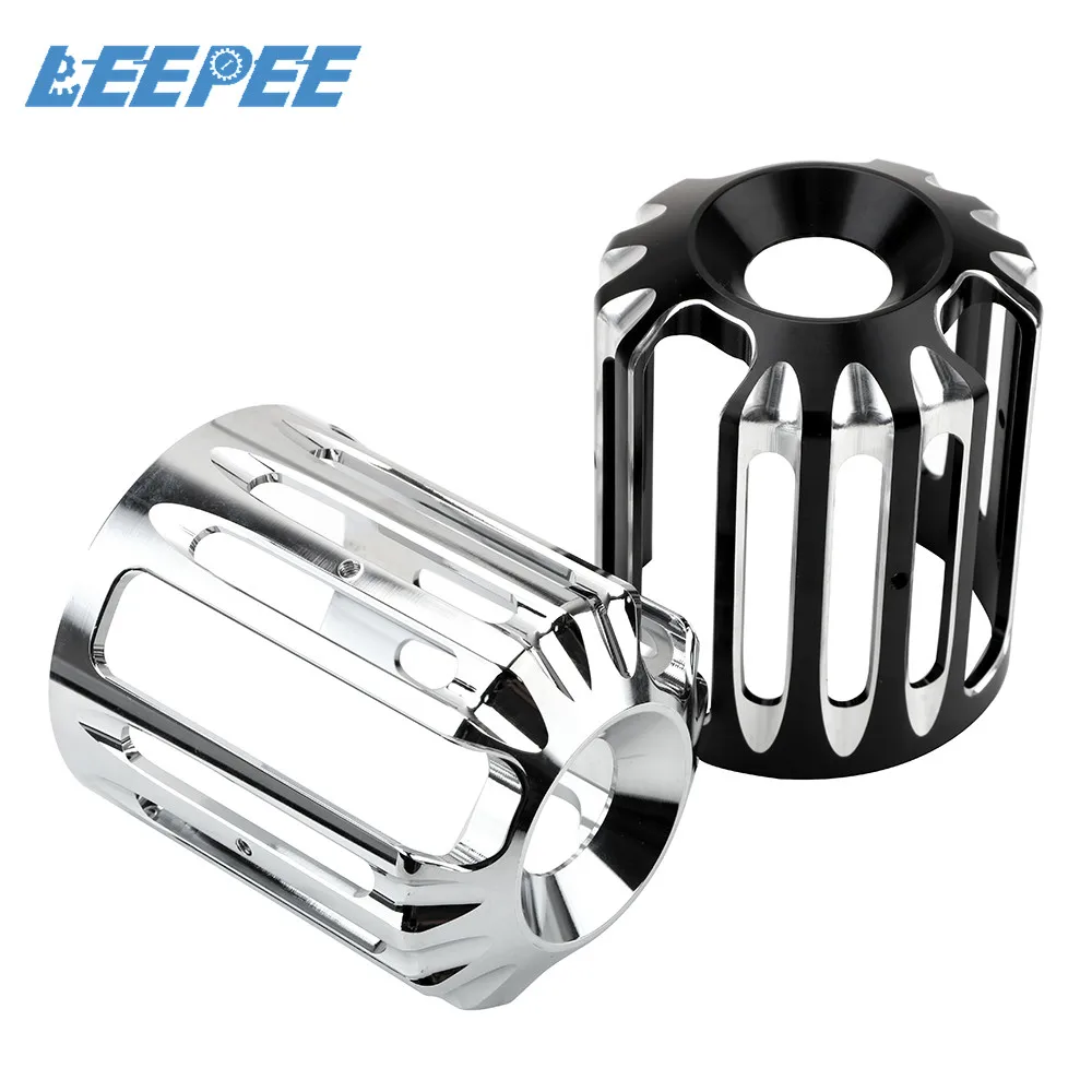 

LEEPEE Motorcycle Oil Filter Cover Machine Oil Grid Modified oil filter cover Aluminum alloy Car Accessories