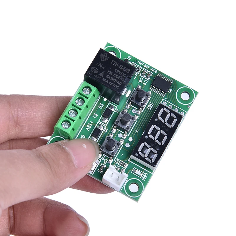 

Digital Thermostat Temperature Control Thermo Controller Switch Module SD&HI