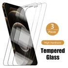 3 шт. закаленное стекло для iphone 11 12 Mini Pro Max, стекло для экрана iphone 6 7 8 plus, Защитное стекло для iphone X XR XS