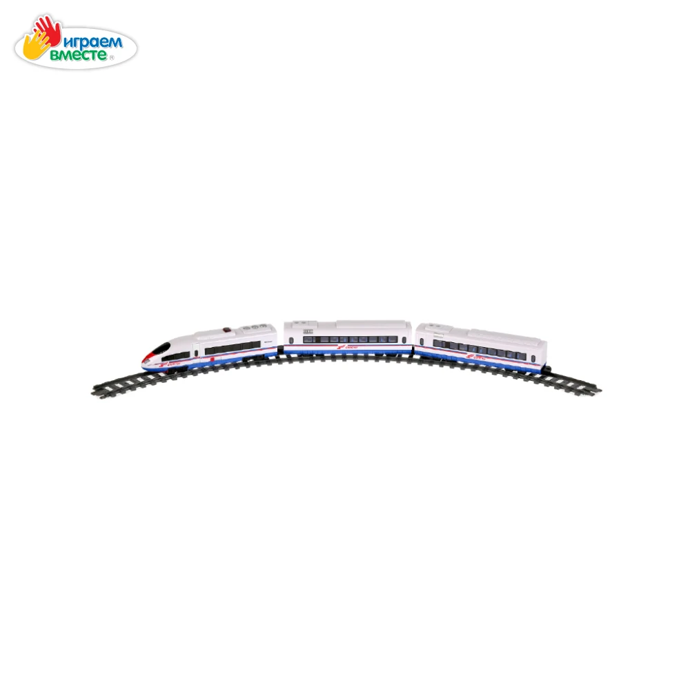 Железная дорога ИГРАЕМ ВМЕСТЕ на радиоуправлении со светом и звуком работает от