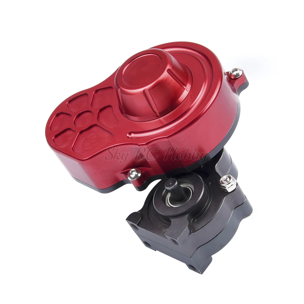 Complete Metal SCX10 Gearbox Transmission Box with Gear for 1/10 RC Crawler Axial Upgrade Car Parts | Игрушки и хобби