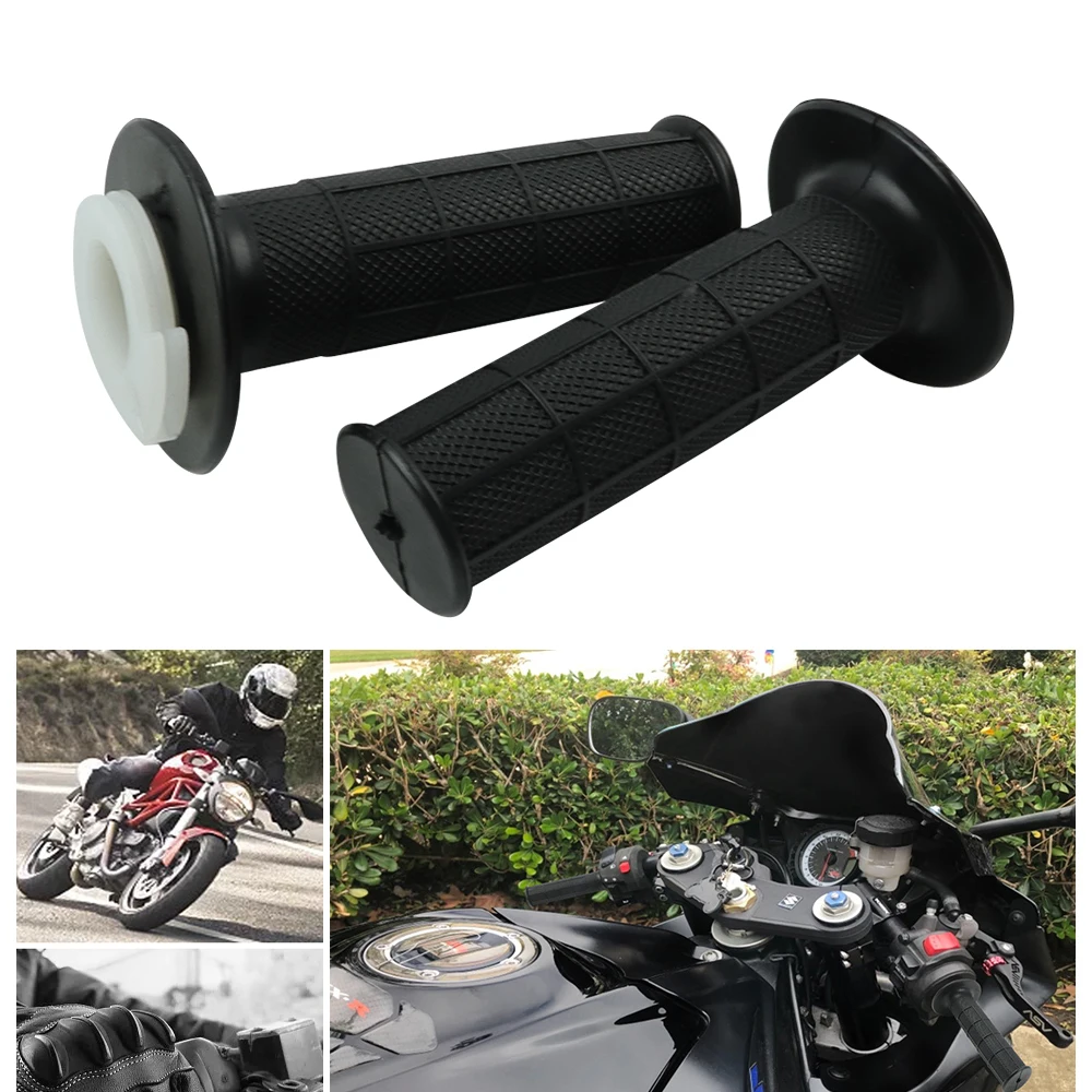 

7/8" Handlebar Hand Grips Rubber Throttle Tube Grip XR CRF70 KLX SDG SSR 110 125 Dirt Bike XQ