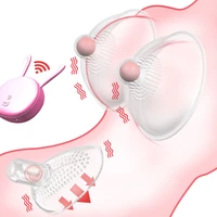nipple stimulation vibrator for women breast enlargement masturbator for vagina clitoris sucker chest massage adults sex toys