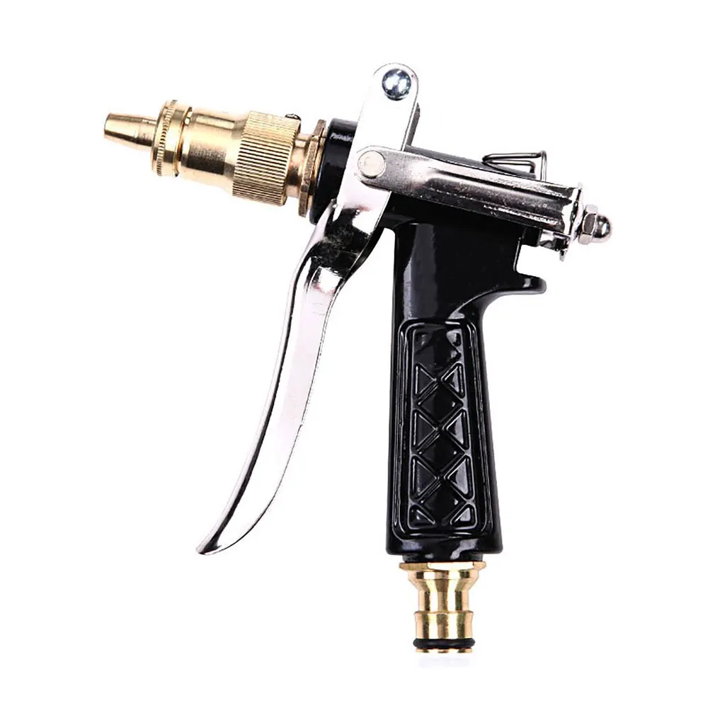 

Practical Garden High Pressure Metal Hose Nozzle Car Wash Water Sprayer Adjustable Copper Hose Sprayer