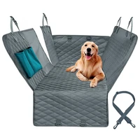 dog car seat cover 100 waterproof pet transport dog carrier car backseat protector mat car hammock with zipper and pocket