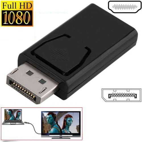 

Переходник для порта дисплея DP «папа»-HDMI «мама»