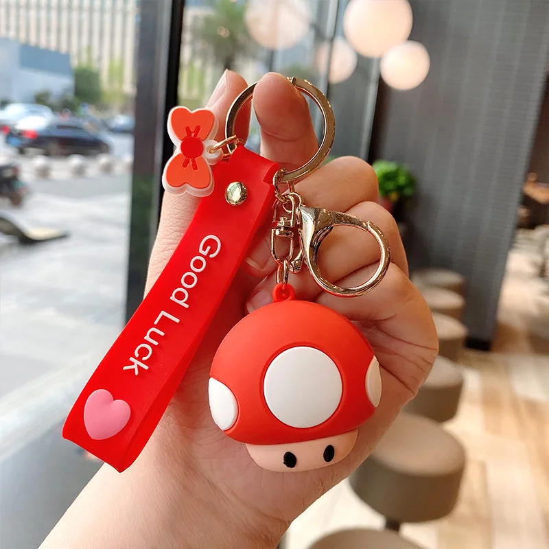 Модный супер Bros брелок мультяшный 3D Очаровательная подвеска для сумок детский