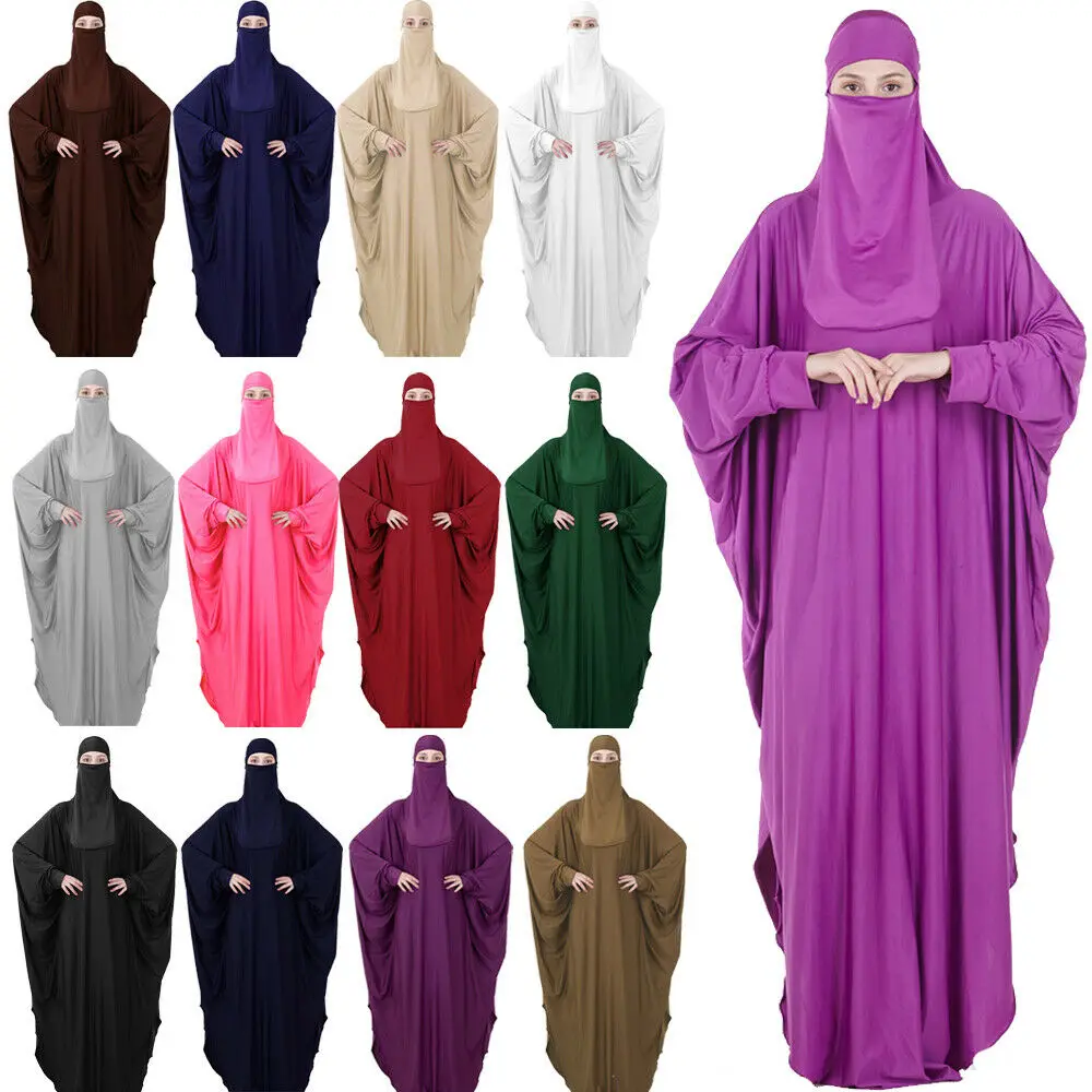 Мусульманский хиджаб платье женская вуаль химар Исламская одежда молитвенный