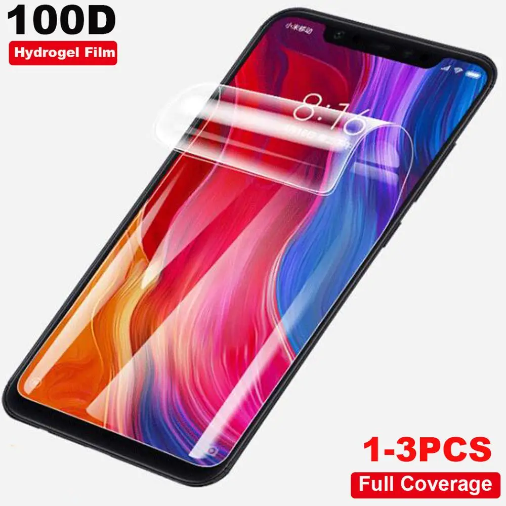 Передняя Гидрогелевая пленка для Xiaomi mi 10 lite 9 9T pro note Redmi 9s K30 20 Pro poco X3 F2 Защитная