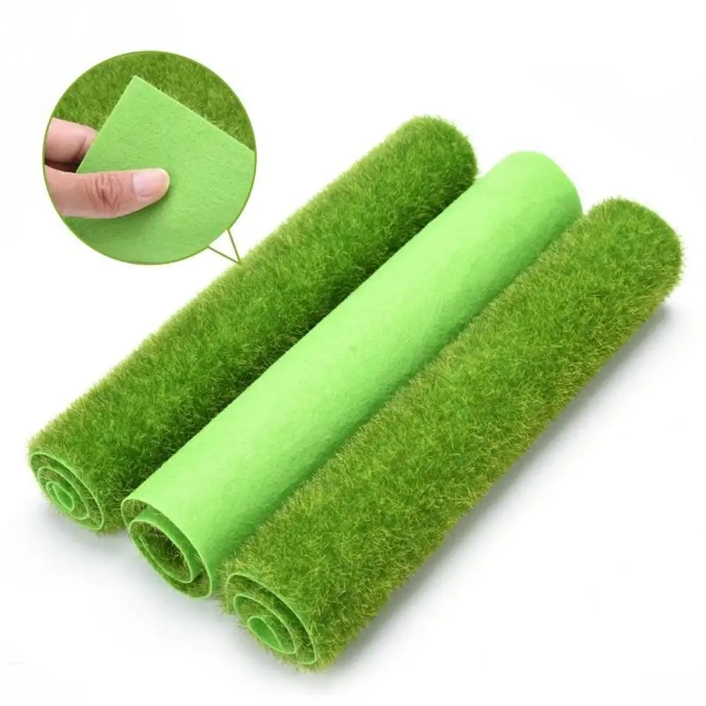 

Synthetic Artificial Grass Mat Turf Lawn Garden Landscape Ornament Home Decor Grass Miniature Ornament Grass Rug