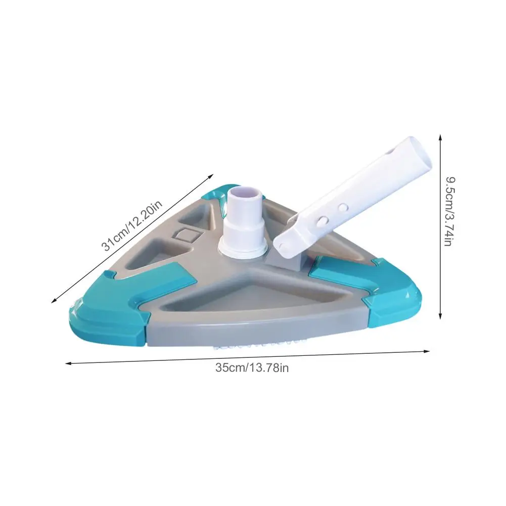 

Swimming Pool Suction Head Pool Vacuum Head Weighted Vacuum Head With EZ Clip Handle Pool Cleaning Brush Accessories