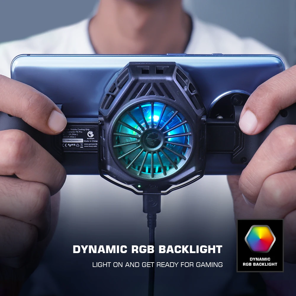 

GameSir F8 Pro Snowgon Mobile Cooling Gamepad, Mobile Phone Cooler with Cooling Fan, Gaming Controller for Android / iPhone