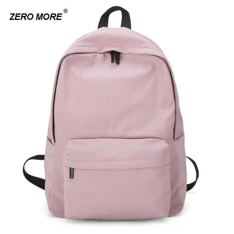 Однотонный брендовый рюкзак высокого качества Большая вместительная сумка для