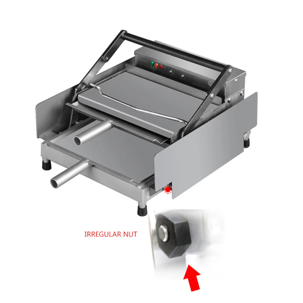 commercial bake burger machine electric hamburger baking oven bread grill aluminum double layer batch bun toaster heater free global shipping