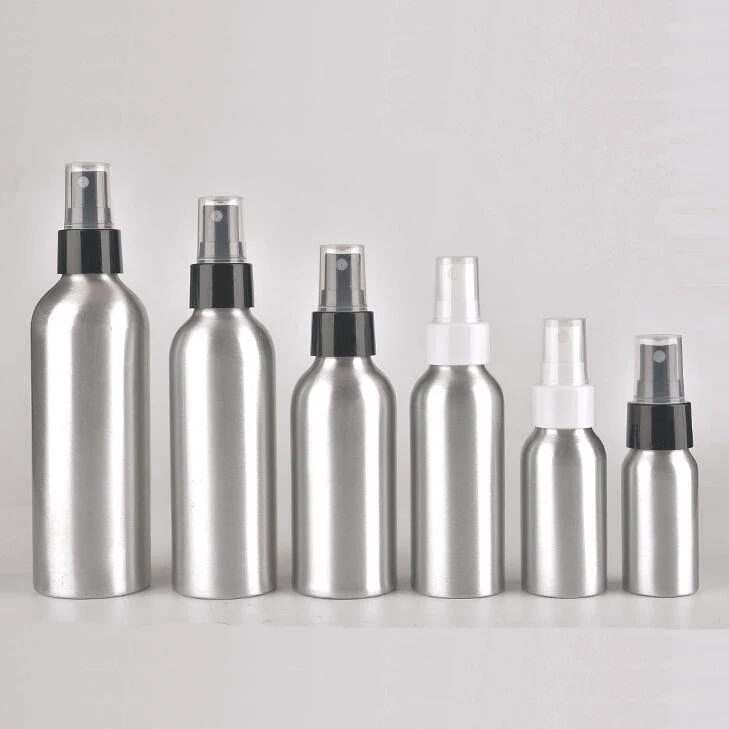 

30ml/50ml/100ml/120ml/150ml Portable Aluminum Spray Bottles Perfume Empty Refillable Pump Atomizer Mist Travel Makeup Bottle