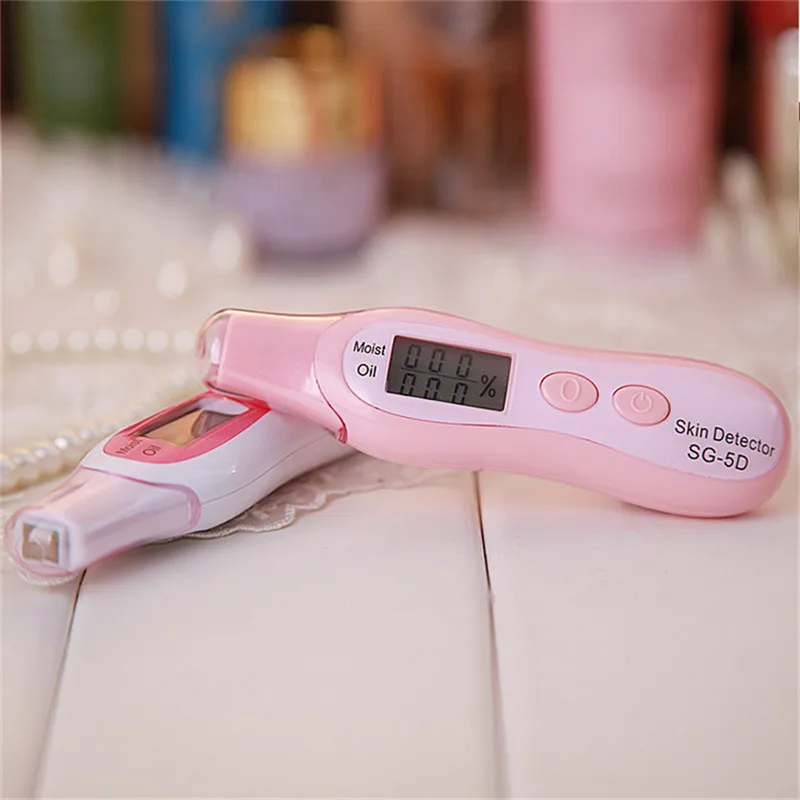 

LCD Digital Skin Moisture Meter Skin Face Care Tester Moisture Oil Content Analyzer Monitor Detector Skin Care Tool Monitoring