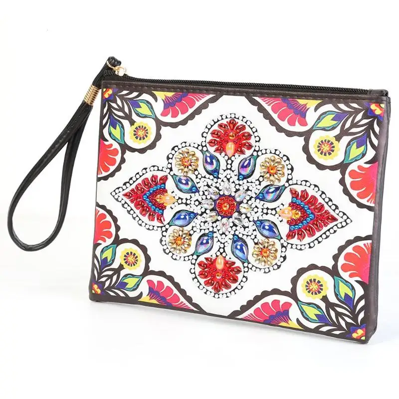 Поделки специальная форма алмазная живопись различные узоры молния клатч