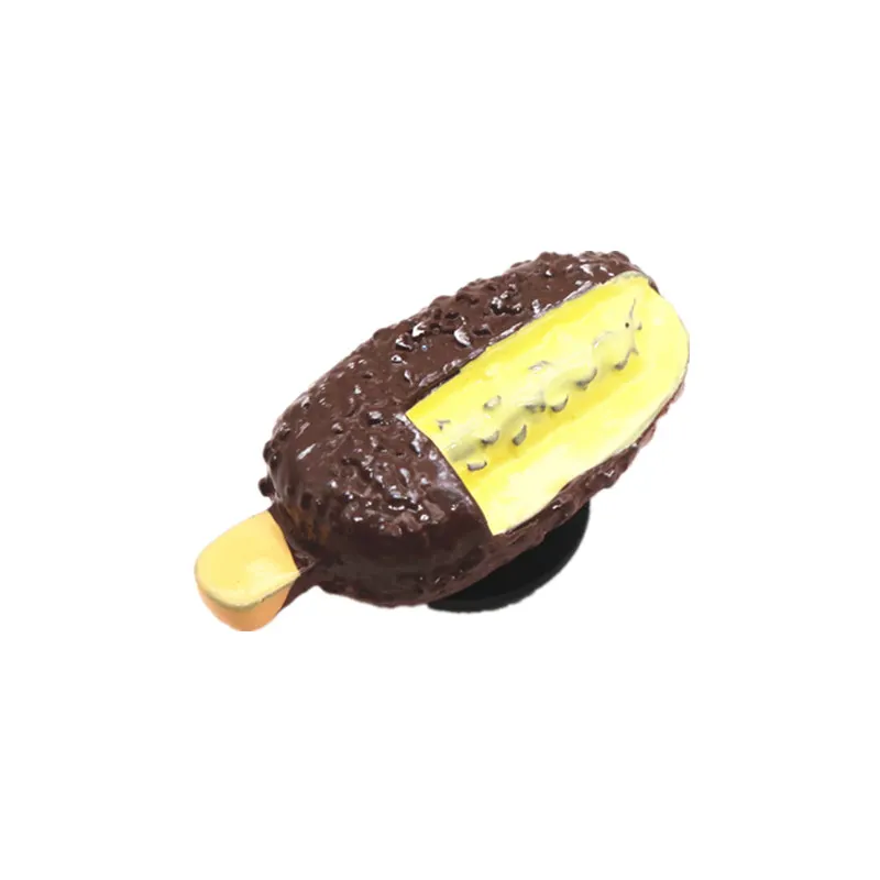 Mini Simulation Ice Cream Shoe Charms Decoration Realistic Chocolate Cold Drink Shoe Accessories fit croc jibz Kid's Party X-mas