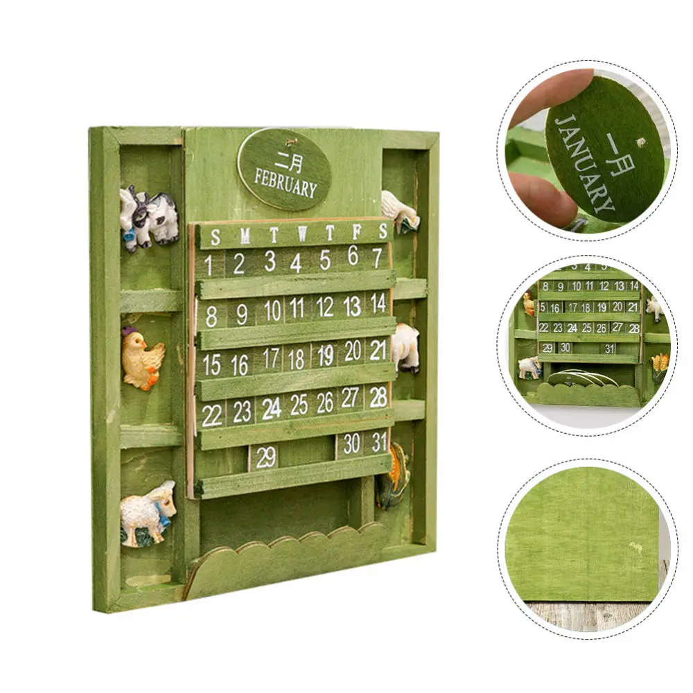 1 шт. Рождественский календарь подвесной украшение для стен (зеленый) | Дом и сад
