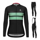 Женский комплект велосипедной одежды SIROKO, трикотажная футболка с длинным рукавом, комбинезон, одежда для велоспорта, трикотажная одежда для горных велосипедов, женская одежда