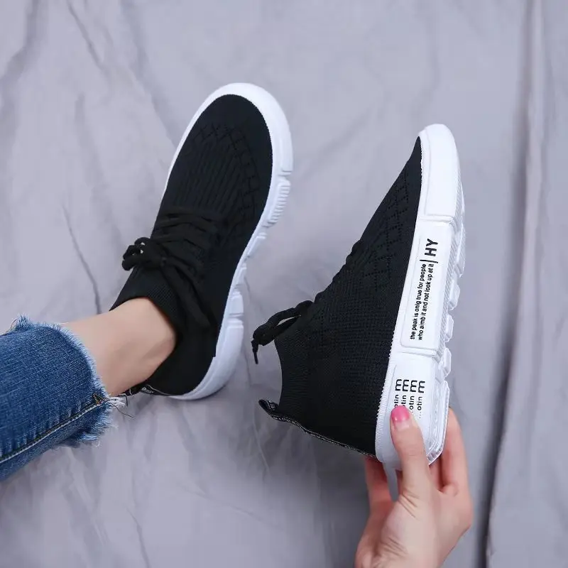 

Women Vulcanized Shoes High Quality Women Sneakers Slip On Flats Shoes Women Loafers Plus Size 42 Walking Flat