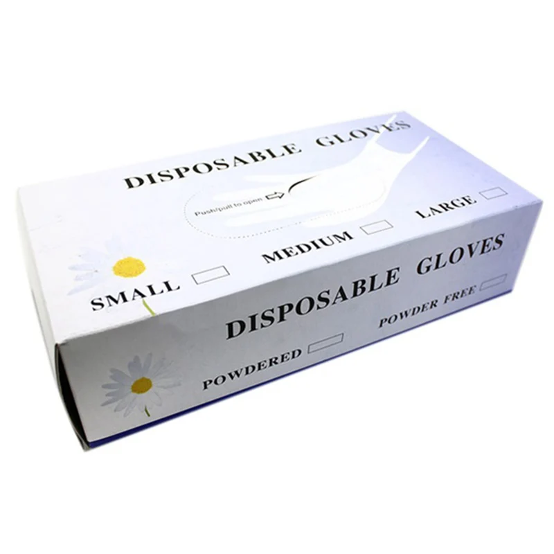 

200Pcs Disposable Latex Gloves Non-Slip Household Cleaning Products M