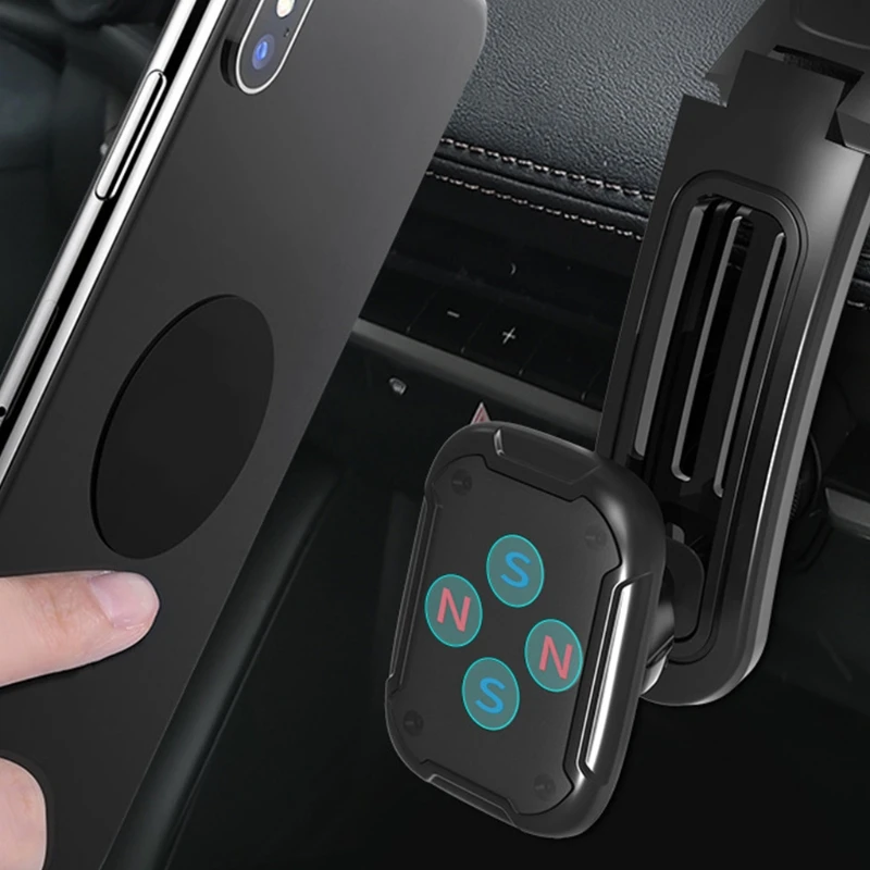 

360 Rotation Magnetic Car Dashboard Cellphone Holder Stand Cradle Mount Universal Bracket for Smartphones Mobile Phone