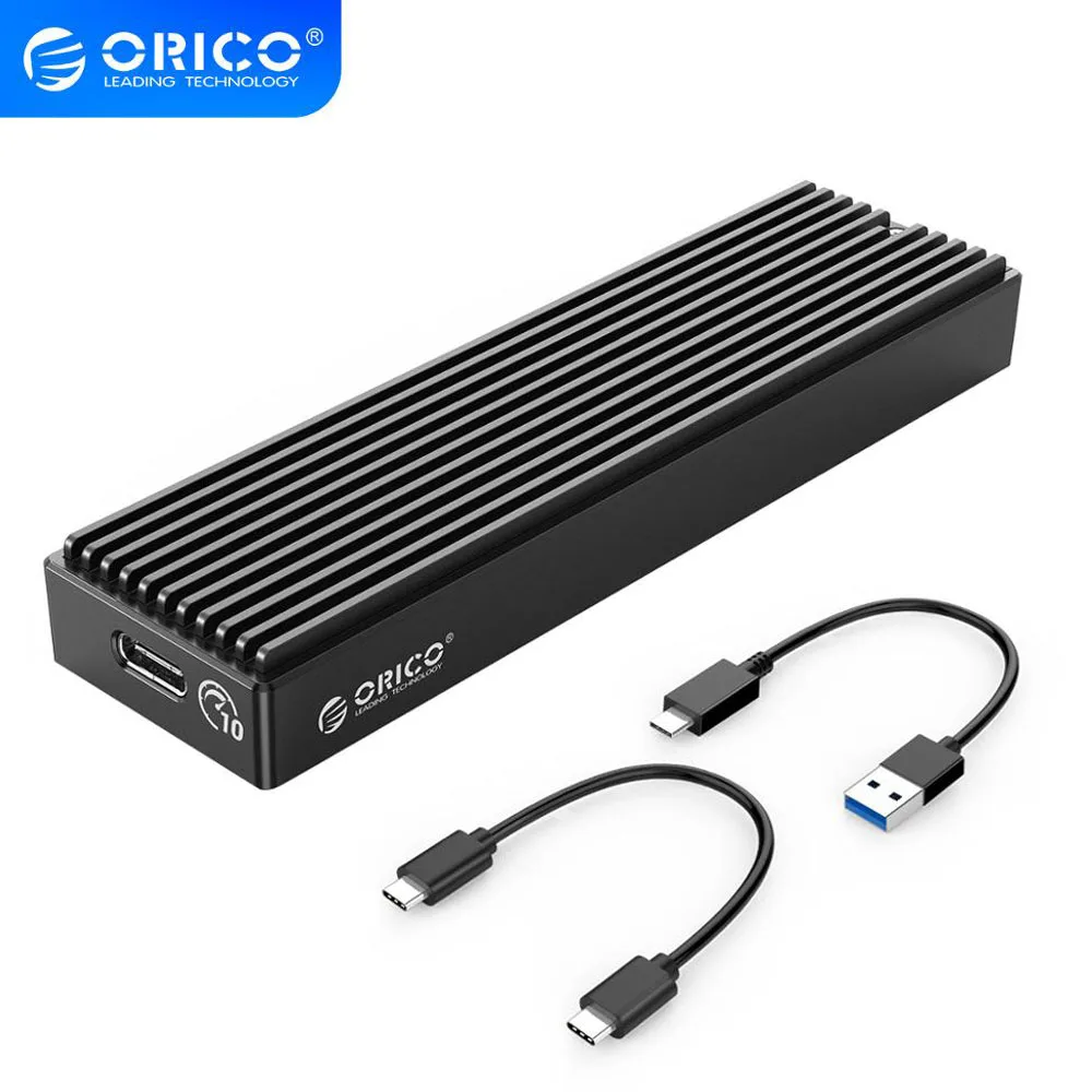 

ORICO M.2 NVME Box 10Gbps/5Gbps M2 SATA NGFF USB Case Gen2 PCIe SSD Case SSD Enclosure Tool Free For 2230/2242/2260/2280 m2 SSD