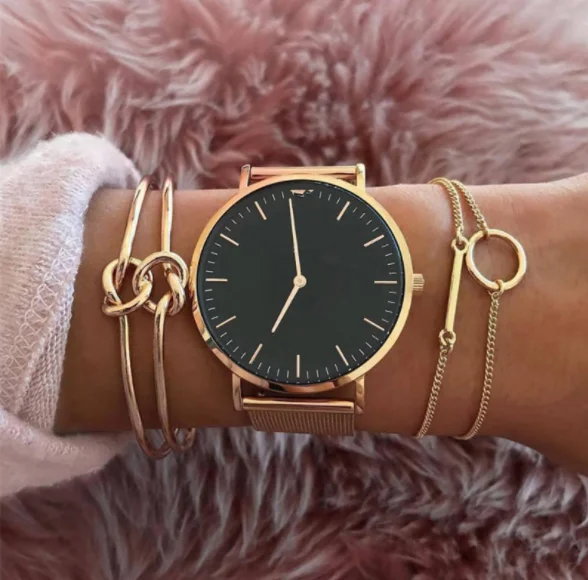 3 шт./компл. панк браслет простые с двойным узлом цепочкой из сплава Для женщин