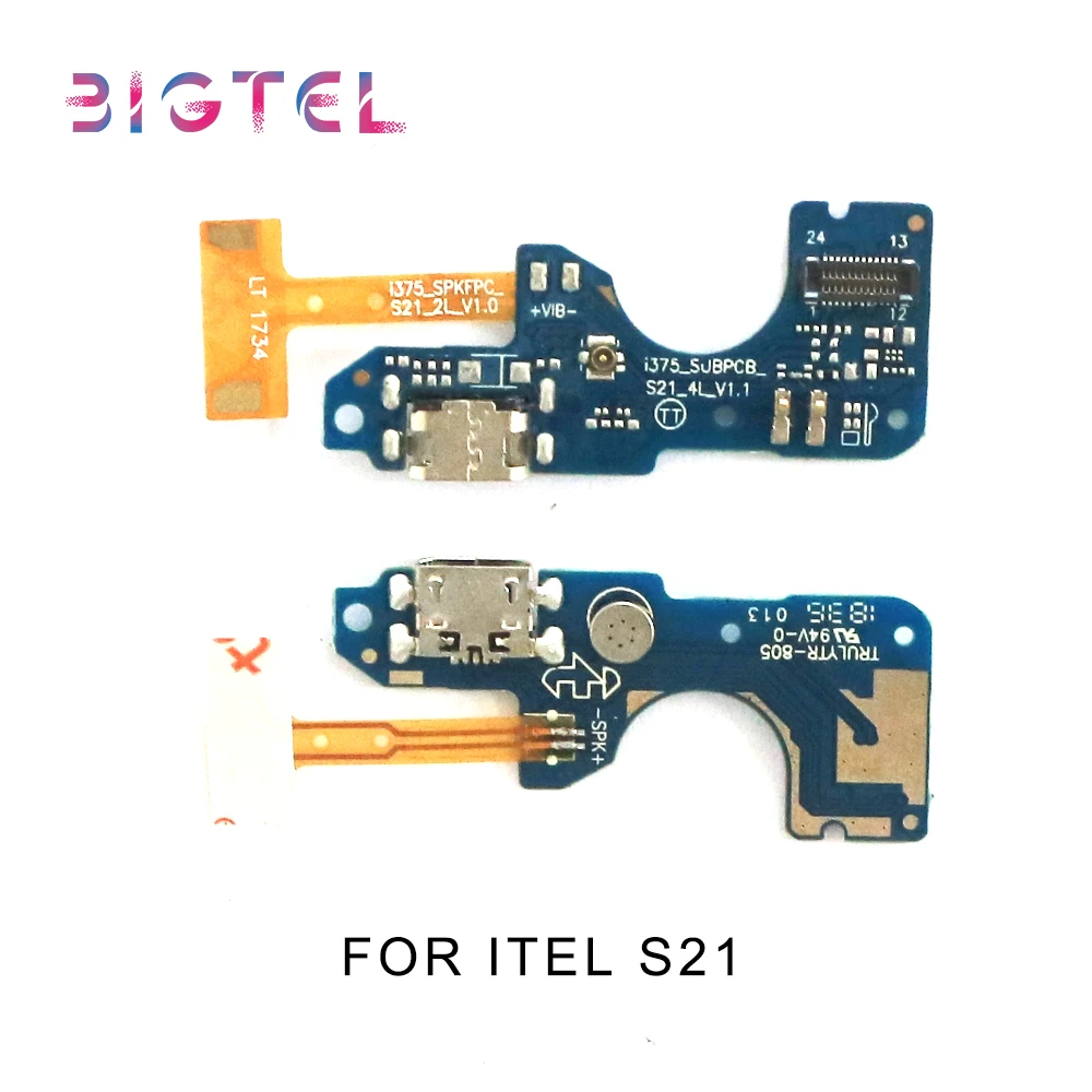 

5 Pcs/Lot100% Test For Itel S21 USB Charging Port Connector Board Parts Flex Cable Microphone Mic