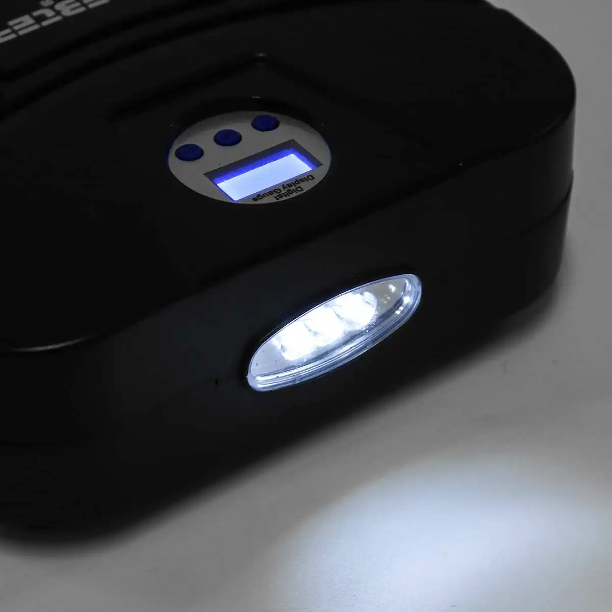 

Digital Inflatable Pump 12V Electronic Portable Car Wheel Tire Inflator Air Compressor Electric Inflating Machine Nozzle LED