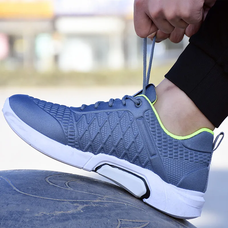NAUSK Men Shoes 2018 Summer Sneakers Breathable Casual Fashion Comfortable Lace Up Tenis Adulto Sapato Size 39-44 | Обувь