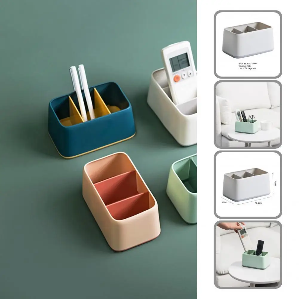 

Stable Practical Pen Holder Desktop Storage Box Sundries Case Widely Use Pen Case Simple for Household