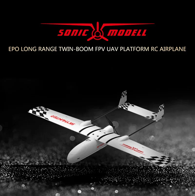 Sonicmodell Skyhunter 1800 мм размах крыльев EPO большой диапазон FPV UAV платформа RC самолет PNP
