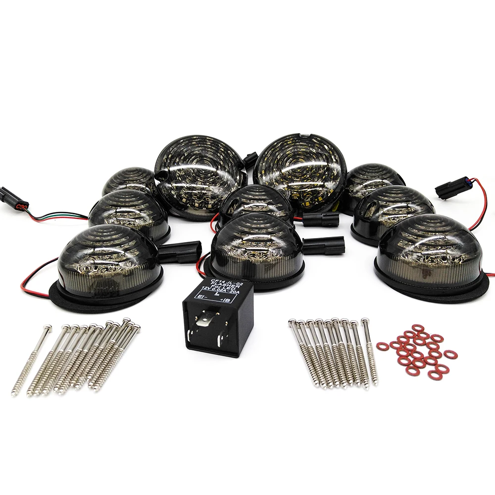 Дымчатый задний противотуманный фонарь заднего хода полный комплект для