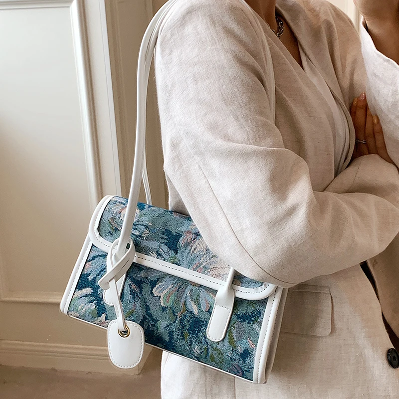 

Casual Women Canvas Handbags High Quality Ladies Small Purse Designer Tote Messenger Bags Fashion Female Travel Shoulder Bag New