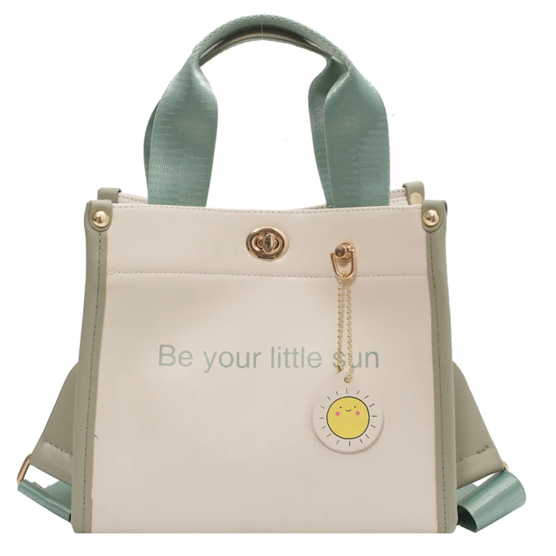 

Small Solid Color PU Leather Designer Crossbody Bags for Women 2021 Summer Luxury Brand Travel Shoulder Handbags and Purses