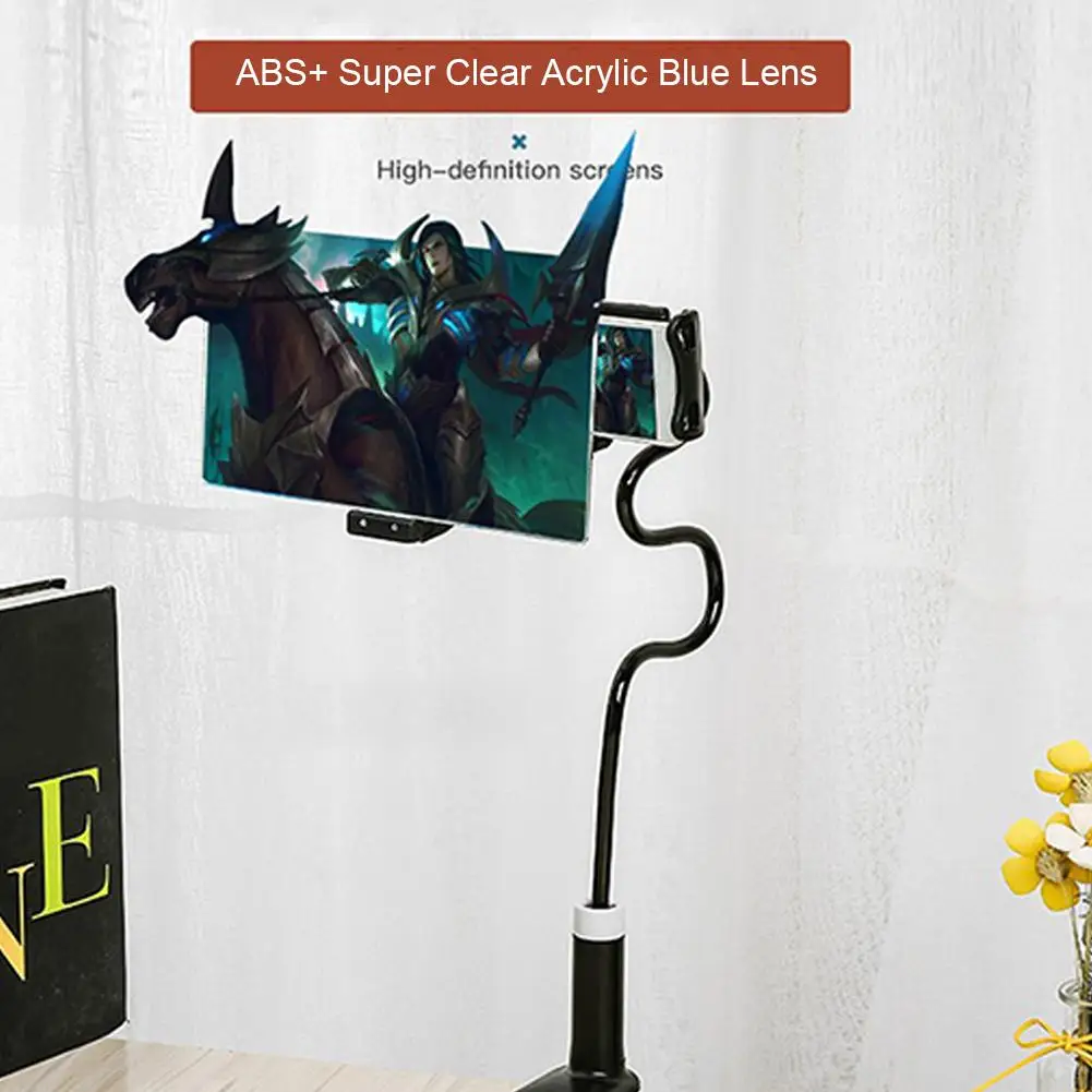 Универсальный гибкий держатель для телефона на длинной руке зажим кровати